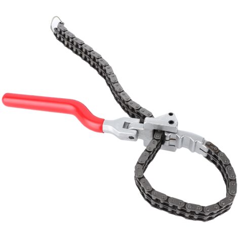 Kettenschlüssel für Ölfilter, 34,9 cm langer Griff, ergonomisches Auto-Reparaturwerkzeug