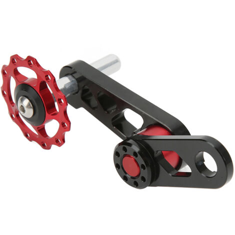 Kettenspanner für Klappfahrräder, Aluminiumlegierung, Stabilisator für Singlespeed-Fahrräder, rot