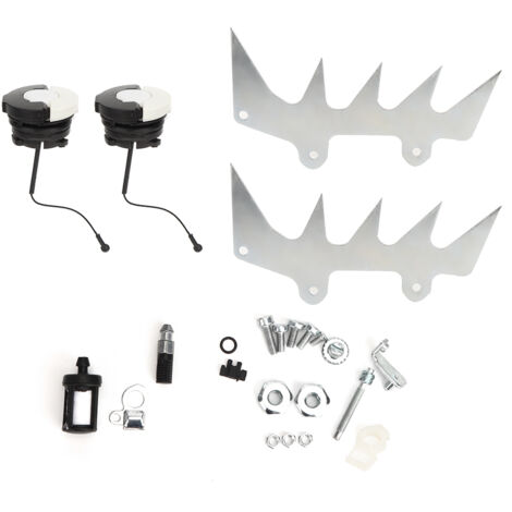 Kettenspanner mit Klaue und Kappe für Kettensägen - Kompatibel mit Stihl 034, MS340, 036, MS360, MS361, MS362, MS380, MS381 - Hochfestes Metall-/Kunststoff-Set (1 Satz)