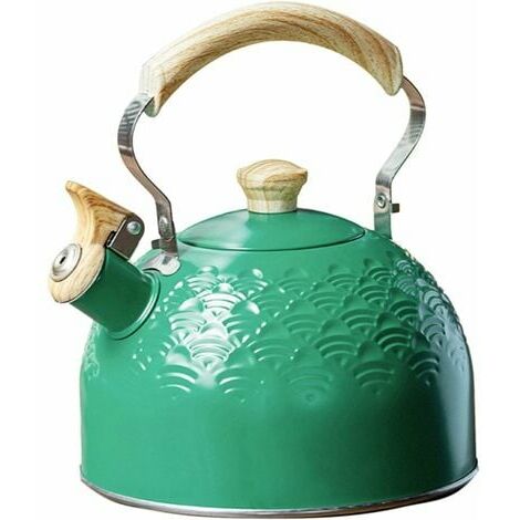Kettle 2.5 l stainless steel whistling kettle for induction and gas wood stoves