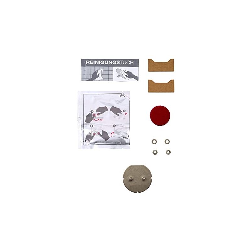 Kit adhésif type 7 pour brosse de toilette, distributeur de lotion, collage au lieu de perçage, salle de bain ou toilettes - Keuco