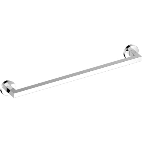 KEUCO Badetuchhalter aus Metall, hochglanz-verchromt, 60cm lang, für Badezimmer oder Sauna, für Handtücher, Wandmontage, Handtuchstange, Edition 90