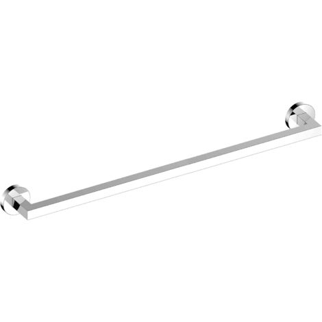 KEUCO Badetuchhalter aus Metall, hochglanz-verchromt, 80cm lang, für Badezimmer oder Sauna, für Handtücher, Wandmontage, Handtuchstange, Edition 90