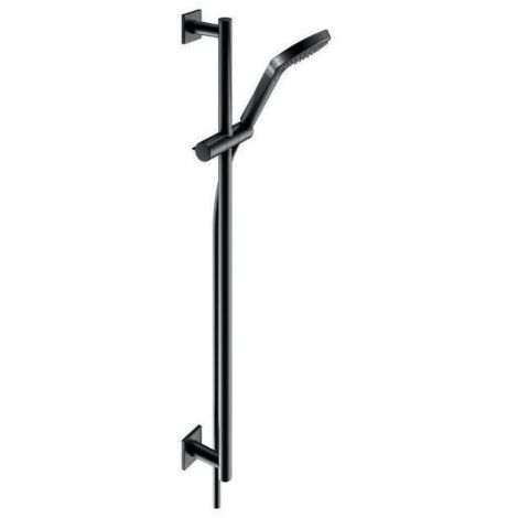 Keuco Brause-Set IXMO sw matt, Rosetten eckig, 3 Strahlarten