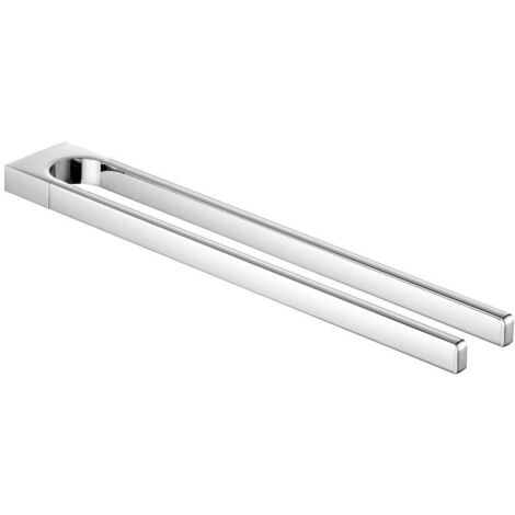 Keuco Collection Moll - Portasciugamani doppio, lunghezza 45 cm, cromo 12718010000