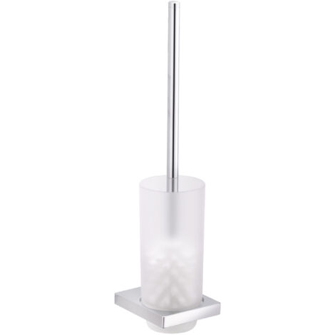 KEUCO EDITION 11 Ensemble brosse de toilette, verre cristal