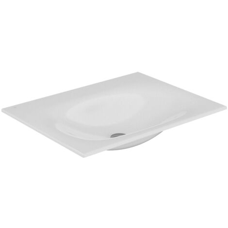 KEUCO EDITION 11 Lavabo à encastrer en céramique, 704x17x538mm,