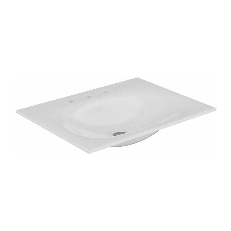 

Keuco - Lavabo de cerámica EDITION 11 apto para grifería de 3 orificios 705 x 17 x 538 mm blanco