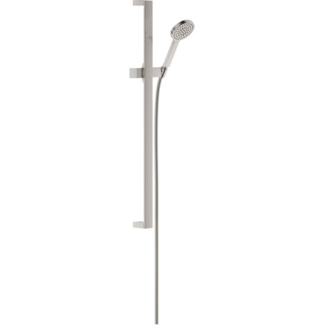 Keuco Edition 11 - Set de pommeau de douche, barre et flexible, nickel brossé 51187050000