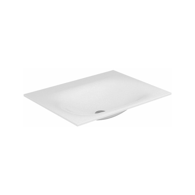 

Keuco Edition 11 Varicor lavabo 31240, 700x535mm, sin agujero para golpear, blanco - 31240700700