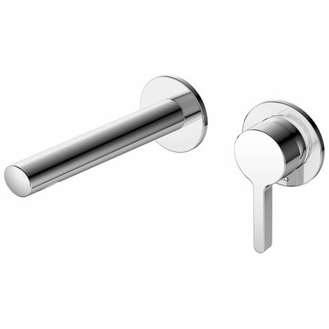 Keuco Edition 400 Mezclador monomando para lavabo 51516, empotrado, proyección 265 mm, color: Negro cromo cepillado - 51516130202