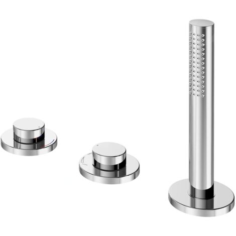 Keuco Edition 400 - Mitigeur au bord de baignoire, installation 3 trous, chrome 51530010500