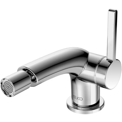 Keuco Edition 400 Mitigeur monocommande de bidet 51509, avec vidage escamotable, chromé - 51509010000