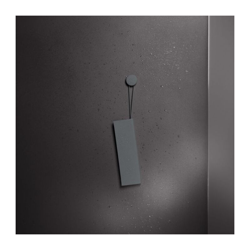 Keuco - Edition 400 raclette de douche 04959380000 gris (ral 7011), avec support mural