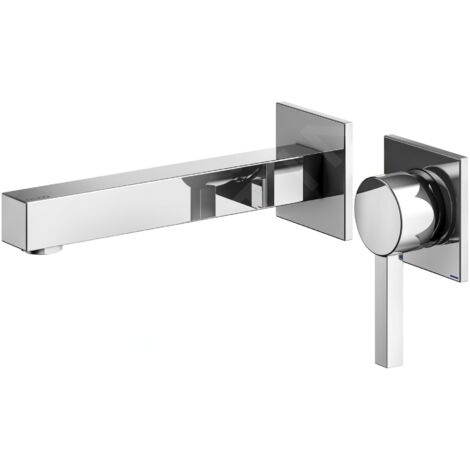 Keuco Edition 90 - Mitigeur de lavabo encastré, installation à 2 trous, chrome 59116010200