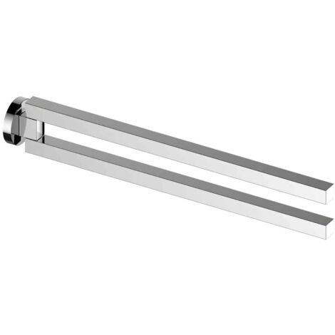 KEUCO EDITION 90 Porte-serviettes, profondeur 450 mm, 2 bras,