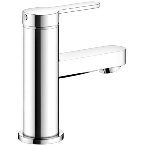 Keuco Einhebelmischer für Waschtisch 60 IXMO 59504 o.Zug.-Ablgrt. Flat, Rosette r/e verchromt