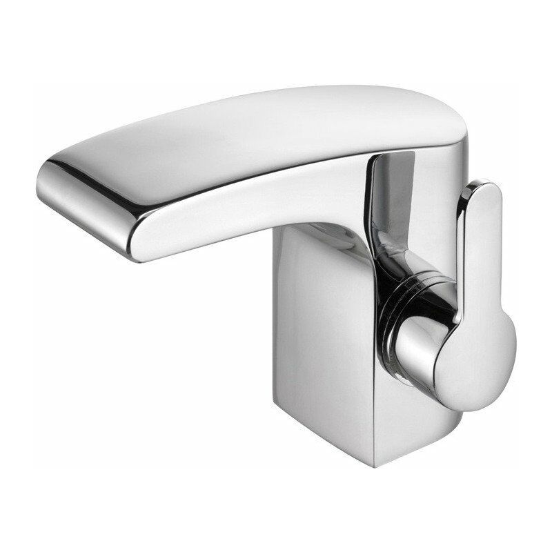 

Keuco - Mezclador monomando de lavabo 90 ELEGANCE sin tirador, vaciador cromado