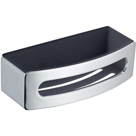 Keuco Elegance - Estante, longitud 24 cm, antracita/cromo 11658010001