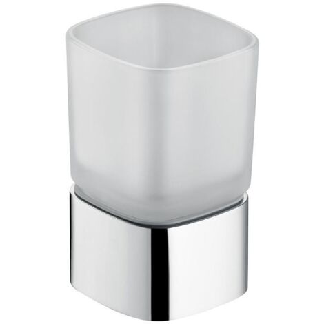 KEUCO ELEGANCE Glashalter Standmodell, Echtkristallglas mattiert,