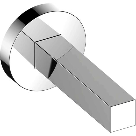 KEUCO Ersatz-Rollenhalter aus Metall, hochglanz-verchromt, WC-Rollenhalter für Badezimmer und Gäste-WC, 1 Rolle, Toilettenpapier-Halter, Edition 90