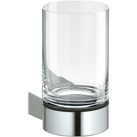 Keuco Glashalter Plan mit Echtkristall-Glas verchromt