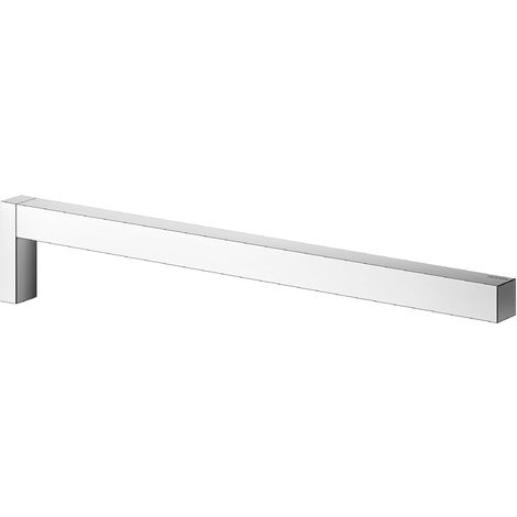 KEUCO Handtuchhalter aus Metall, hochglanz-verchromt, einarmig, starr, 34cm tief, für Badezimmer und Gäste-Toilette, Wandmontage, Edition 90 Square