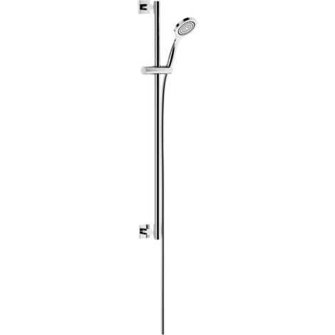 KEUCO IXMO Brause-Set, Wandstange 855 mm, Rosetten eckig,