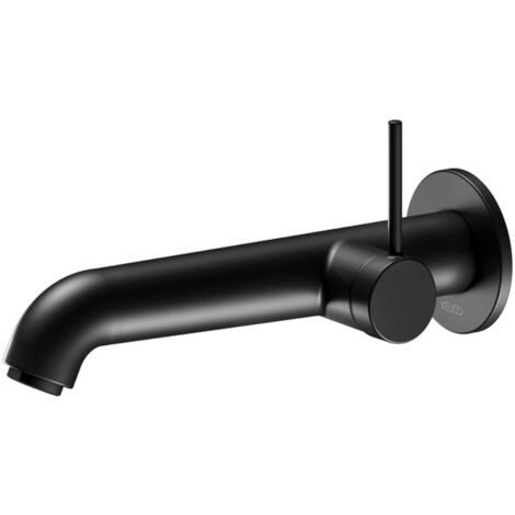 Keuco IXMO - Grifo empotrado de lavabo, negro mate 59516371201