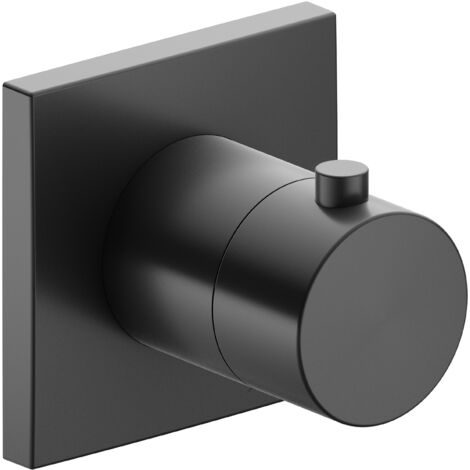 Keuco IXMO - Mitigeur thermostatique encastré, chrome noir 59553130002