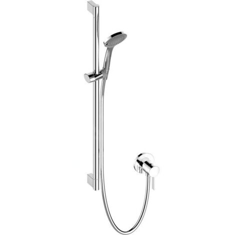 Keuco IXMO - Set de douche avec mitigeur encastré, chrome 59601010001