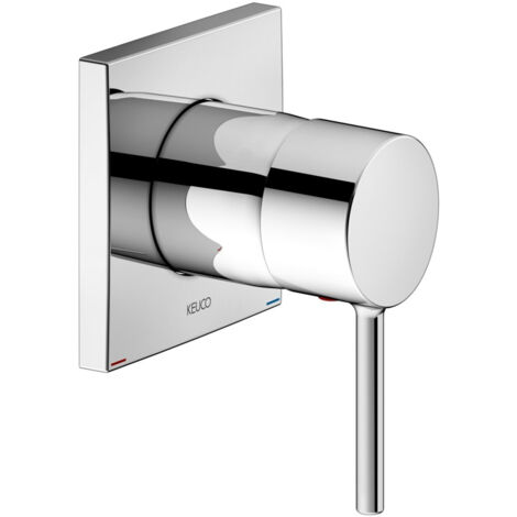 KEUCO IXMO Soft Einhebelmischer Unterputz, Rosette eckig,