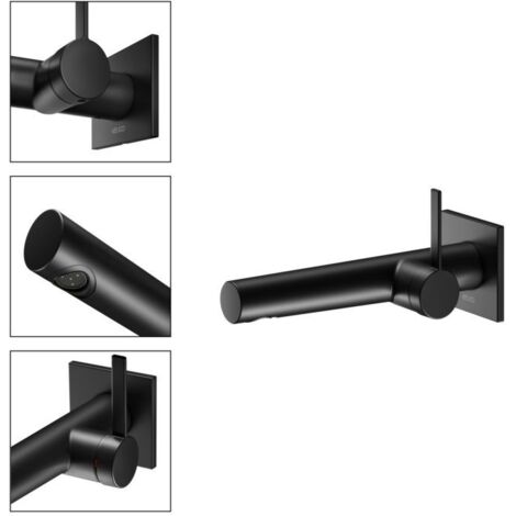 Keuco IXMO - Waschtischarmatur - Unterputz, schwarz matt 59516371102