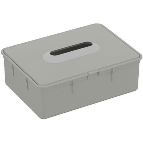 Keuco KE Boîte pour lingettes humides Plan 14967 insert plastique gris clair, en vrac, 14967000038