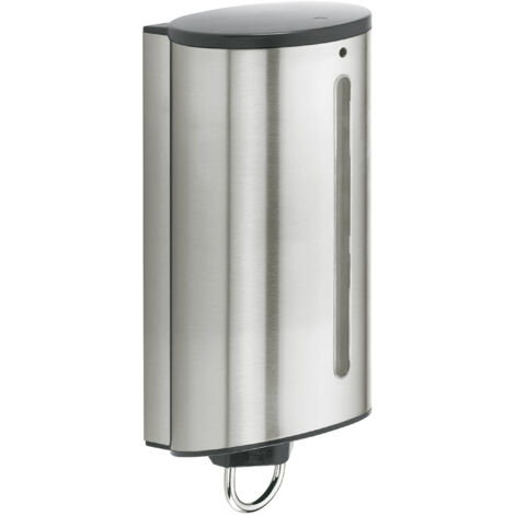 Keuco KE Dispensador loción Plan 14954, bomba/recipiente plástico, acero inox., 14954070100