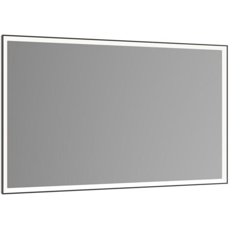 Keuco Lichtspiegel Royal Lumos 1400x650x60mm, 77 W, Licht einst, schw.-