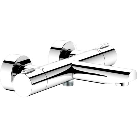 KEUCO PLAN blue Thermostat-Wannenarmatur Wandmontage Aufputz,
