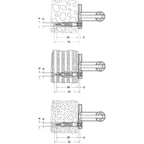 KEUCO PLAN Care Befestigungs-Set 1, 3x Holzschraube, 34990000100