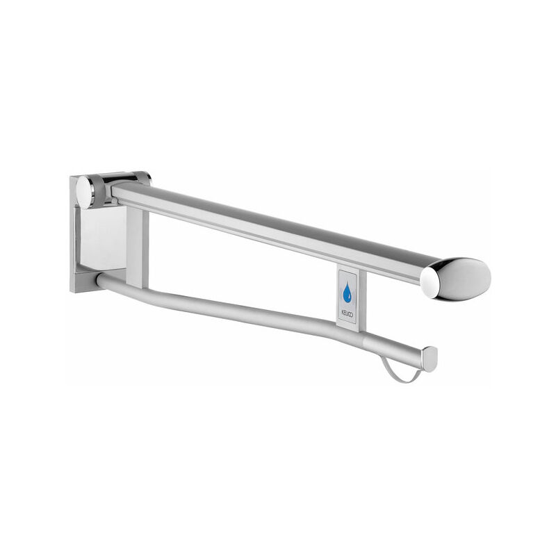 

Keuco Gmbh&co.kg - Mango de soporte plegable Keuco Plan Care WC 34903, versión izquierda con radiocontrol, 700mm, color: Aluminio anodizado