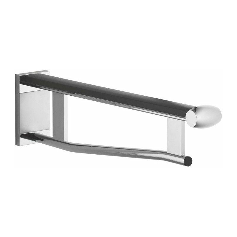 

Keuco - Riel de soporte de pared para lavabo Proyección PLAN CARE 650 mm cromado / negro-gris