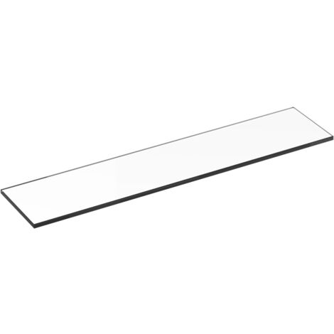 KEUCO PLAN Cristallin-plaque en verre mat en bas, 550x120mm,