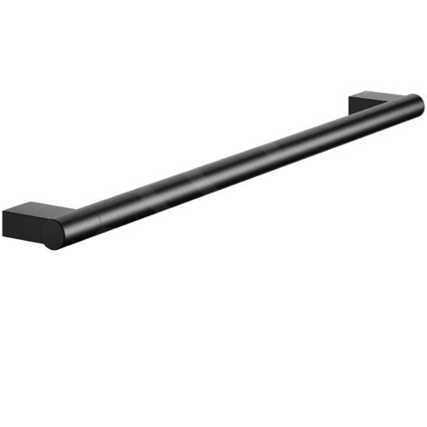 Keuco Plan - Porte-serviettes, longueur 650 mm, noir mat 14901370600