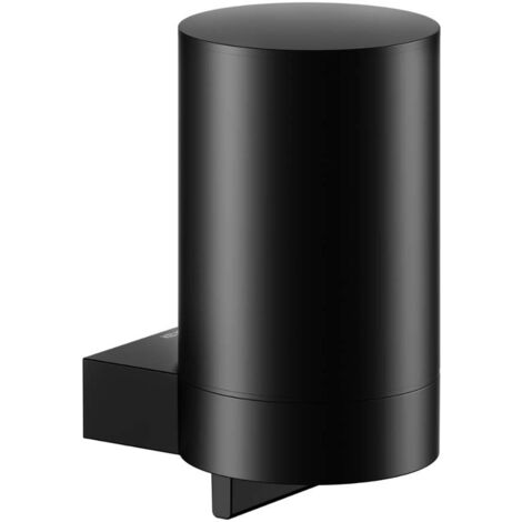Keuco Plan - Seifenspender mit Halter, Schwarz matt 14951370000