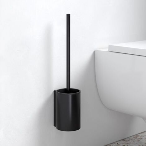 KEUCO PLAN Toilettenbürstengarnitur, Metallgehäuse, mit
