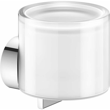 KEUCO REVA Distributeur de savon liquide, verre dépoli en cristal