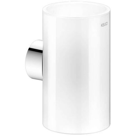 Keuco Reva - Recipiente di ricambio per WC, vetro/cromo 19964010008