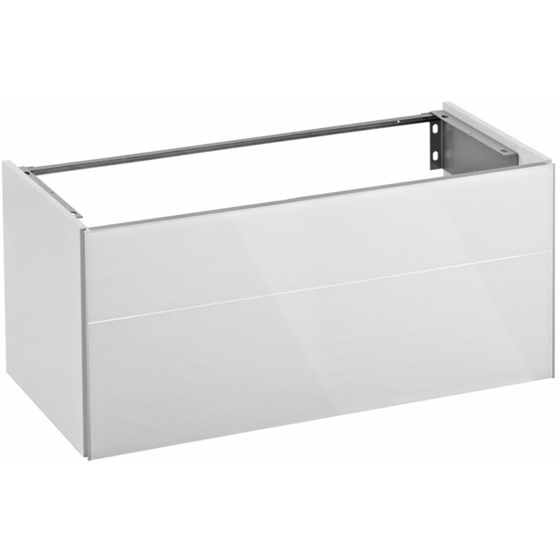 

Mueble de cocina Keuco Royal Reflex 34070, 1 cajón delantero, 996 x 450 x 487 mm, Cuerpo/frontal: Titanio lacado seda mate / Titanio vidrio