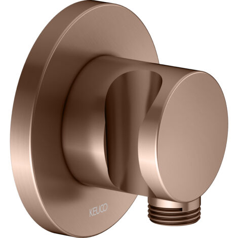KEUCO Schlauchanschluss mit Brausehalter, Rosette rund,