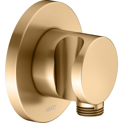 KEUCO Schlauchanschluss mit Brausehalter, Rosette rund,