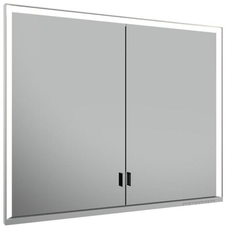 Keuco Spanplattenschraube lange Tür Royal Lumos 90x73x16cm, o. Abl, WE, silber-eloxiert